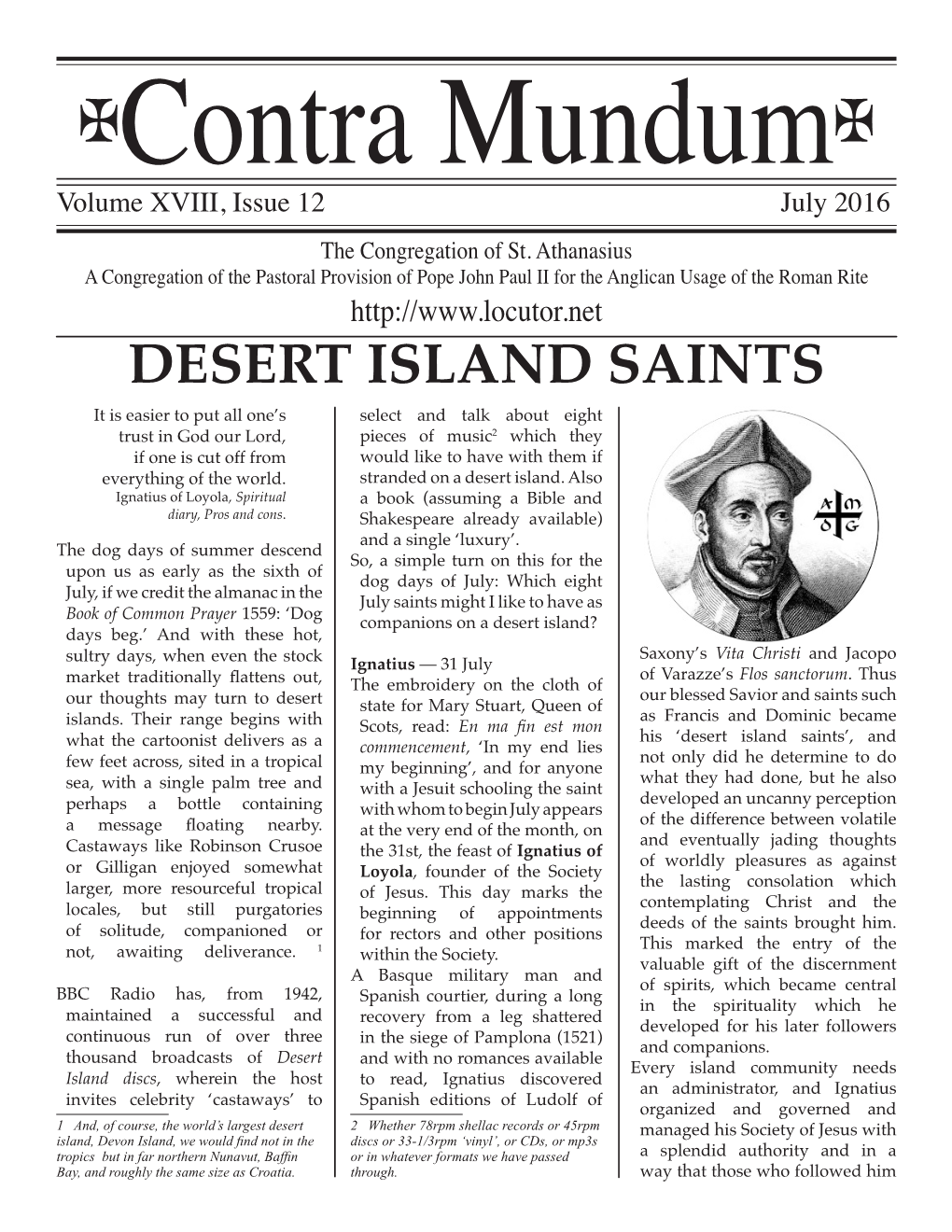 Desert Island Saints