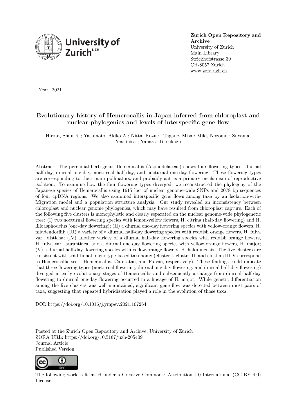 Molecular Phylogenetics and Evolution:Epub- Epub