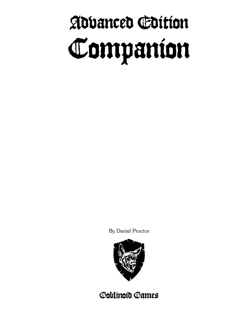 Advanced Edition Companion