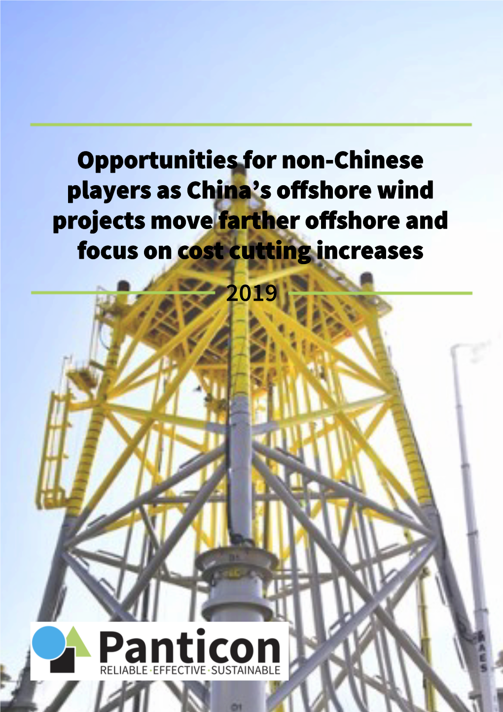 Opportunities for Non-Chinese Players As China's Offshore Wind Projects Move Farther