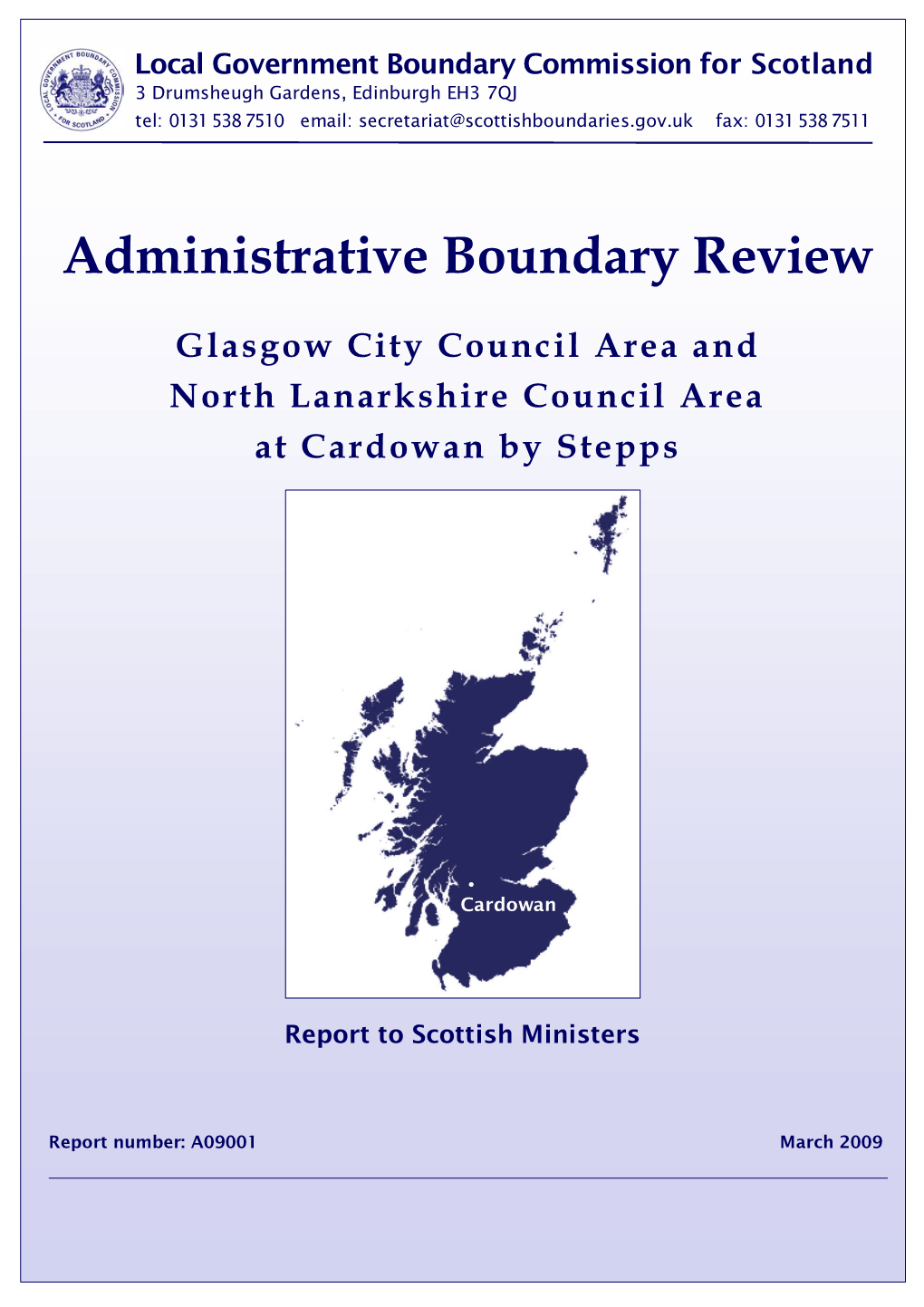 Administrative Boundary Review