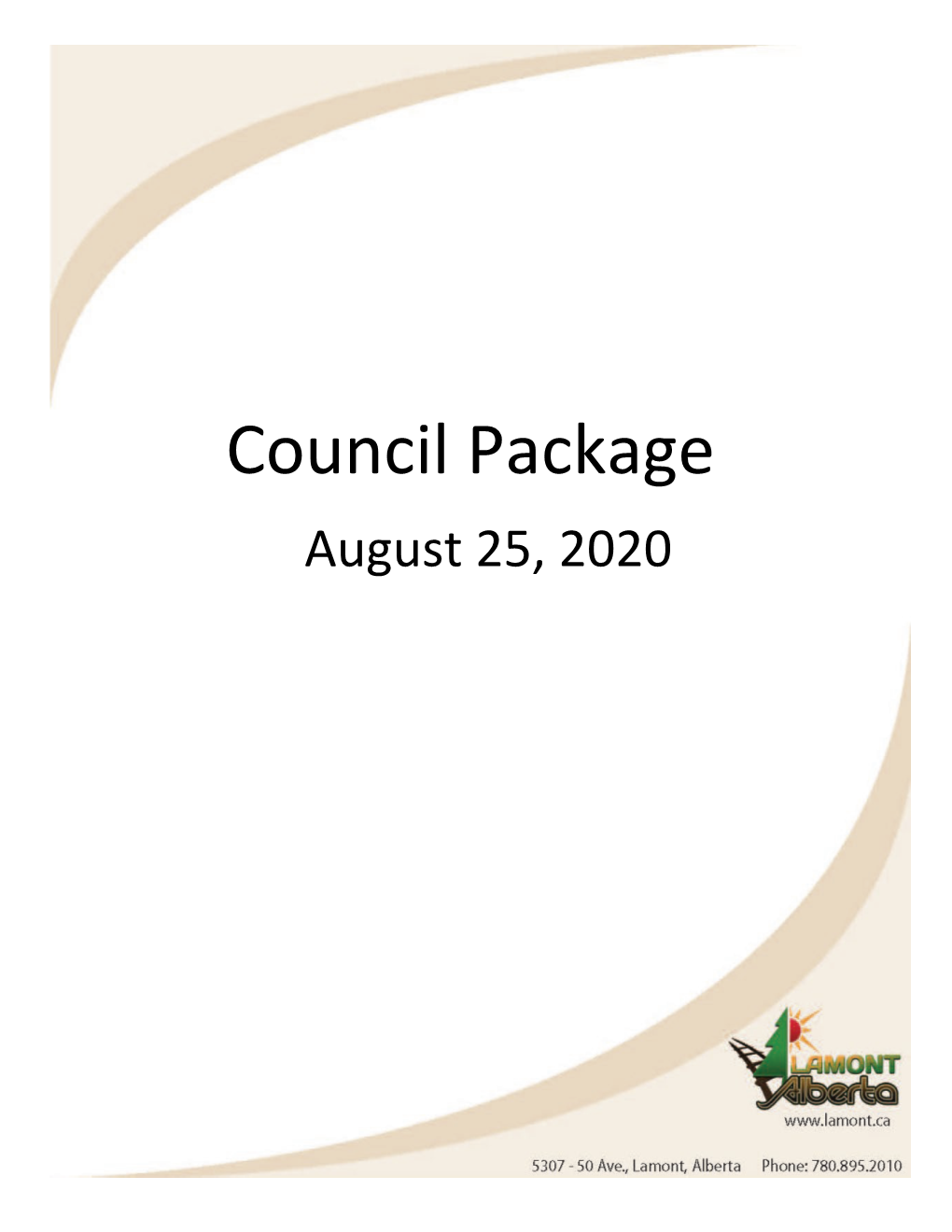 Council Package August 25