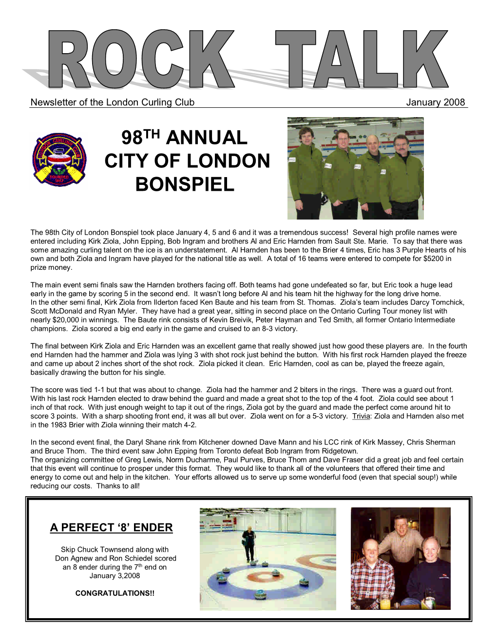 98Th Annual City of London Bonspiel