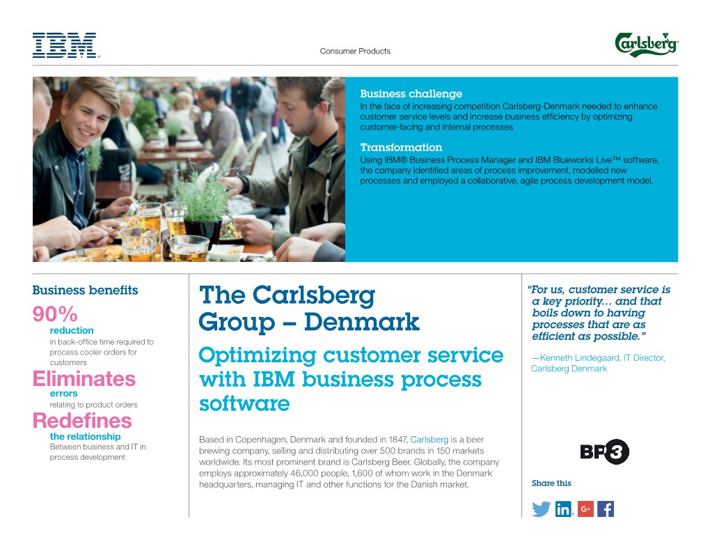 The Carlsberg Group – Denmark