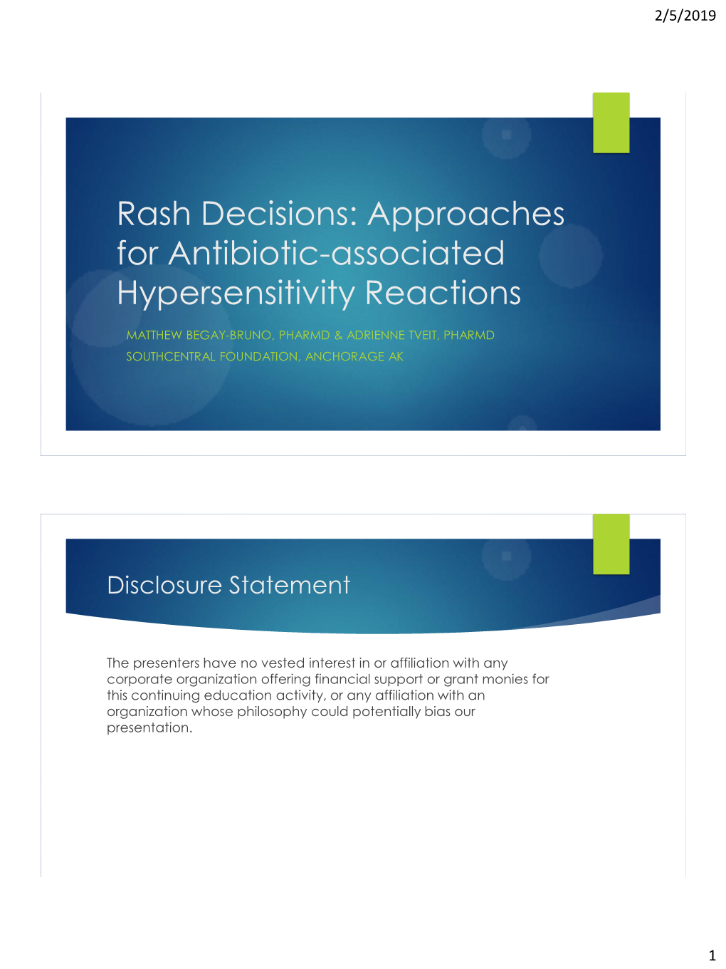 Rash Decisions: Approaches for Antibiotic-Associated Hypersensitivity Reactions