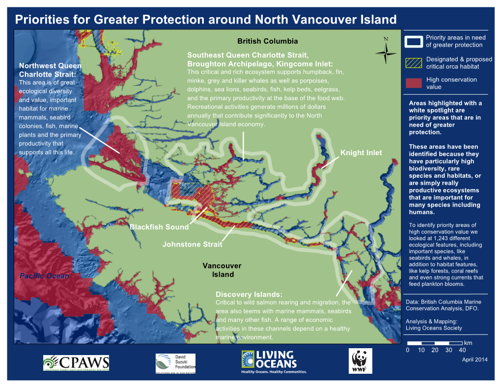 Priorities for Greater Protection Around North Vancouver Island
