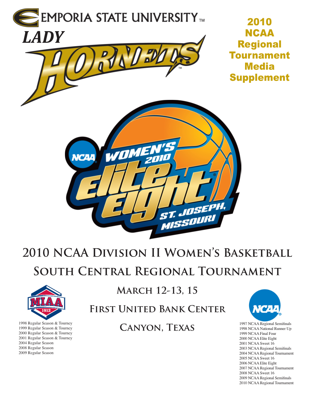 2010 NCAA Division II Women's Basketball South Central Regional Tournament