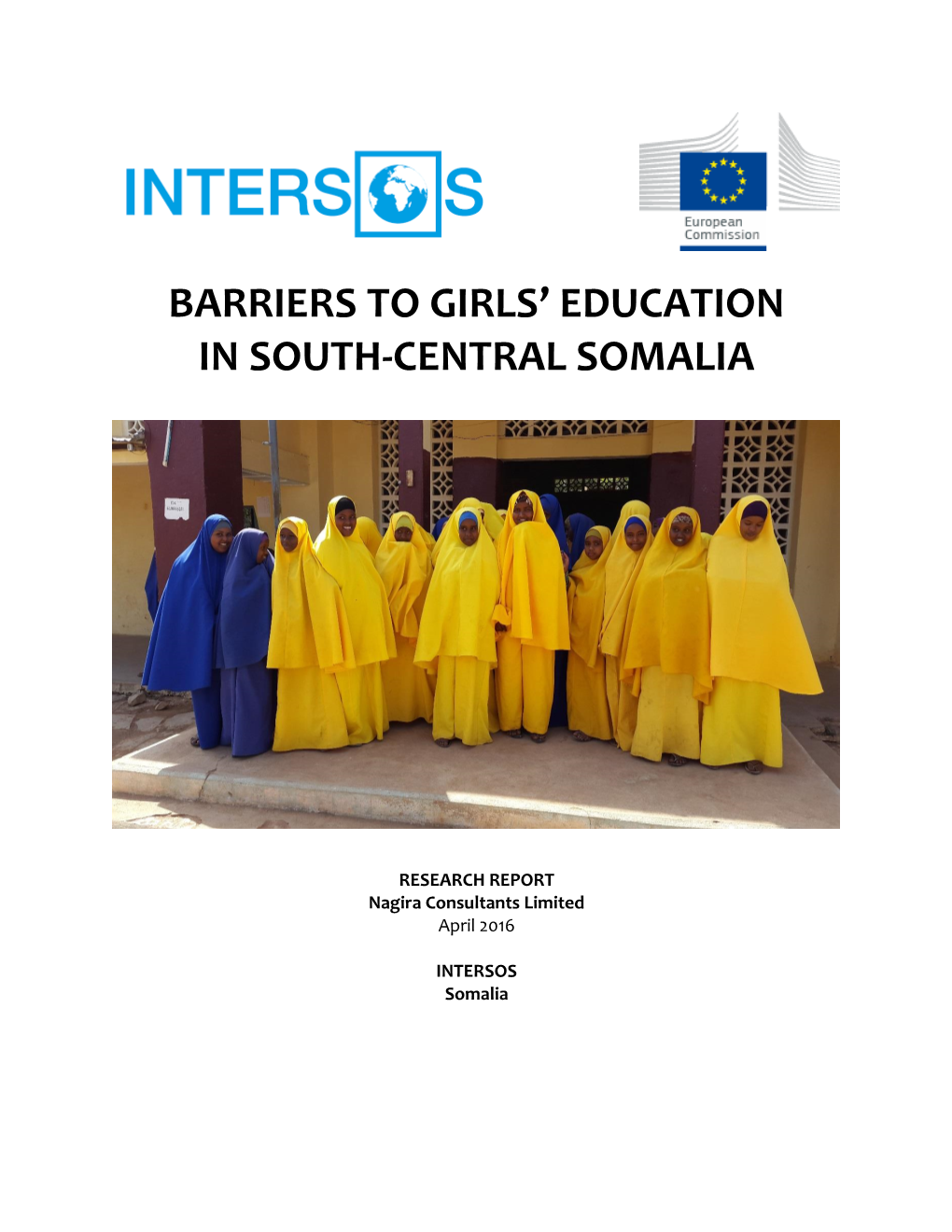 Barriers to Girls Education in South Central Somalia
