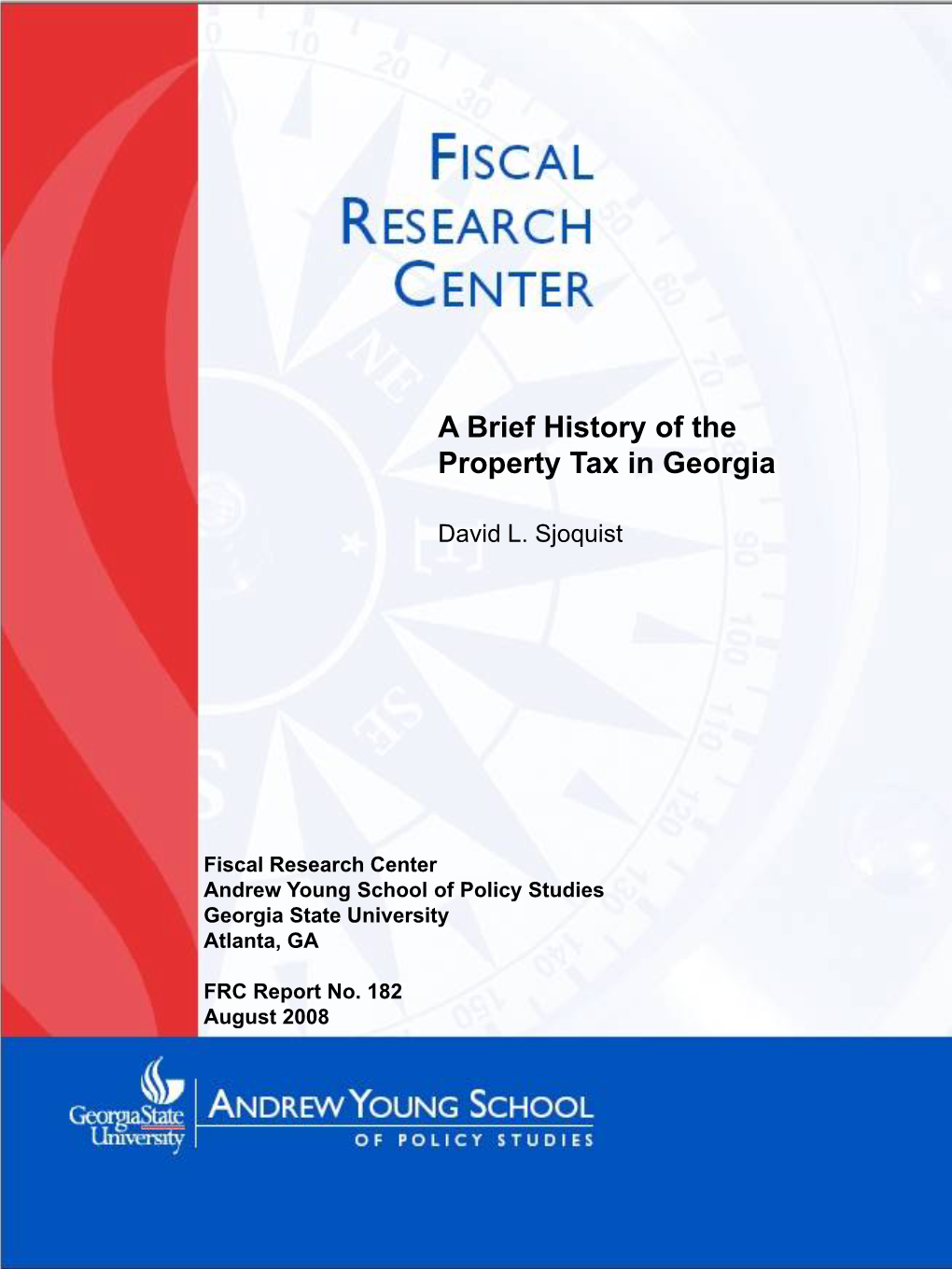 A Brief History of the Property Tax in Georgia