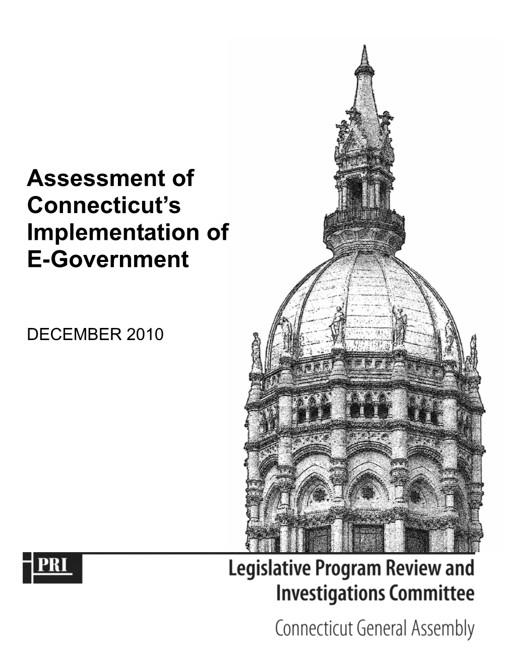 Assessment of Connecticut's Implementation of E-Government