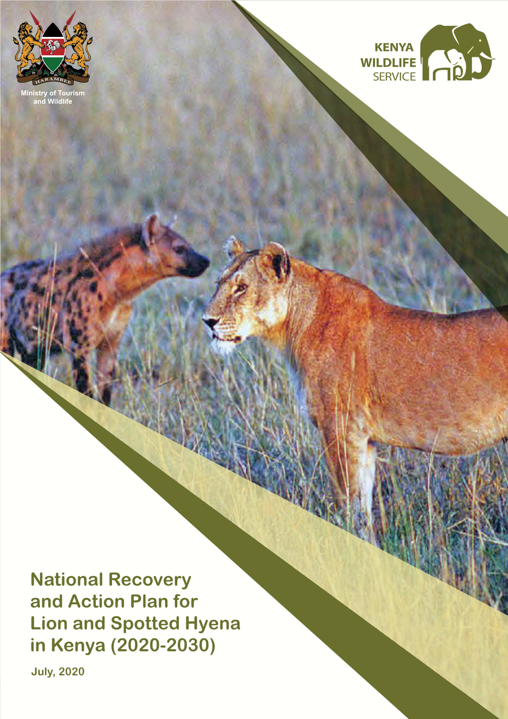 National Recovery and Action Plan for Lion and Spotted Hyena in Kenya