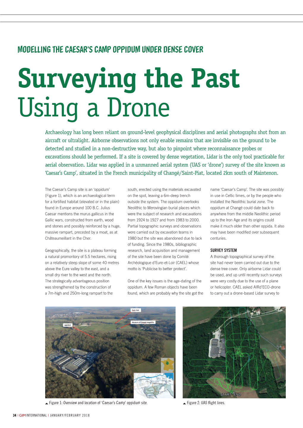 Surveying the Past Using a Drone