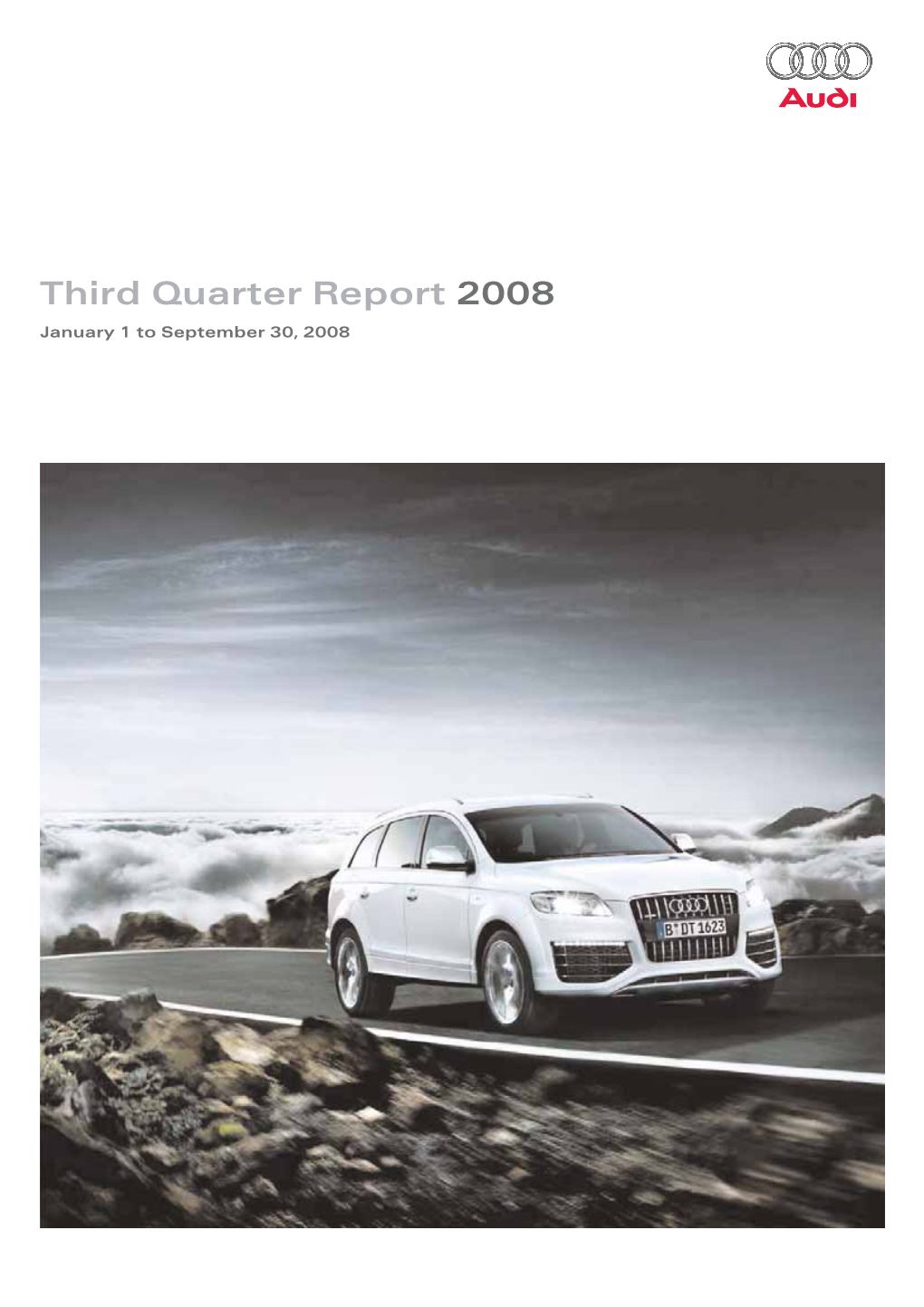 Third Quarter Report 2008