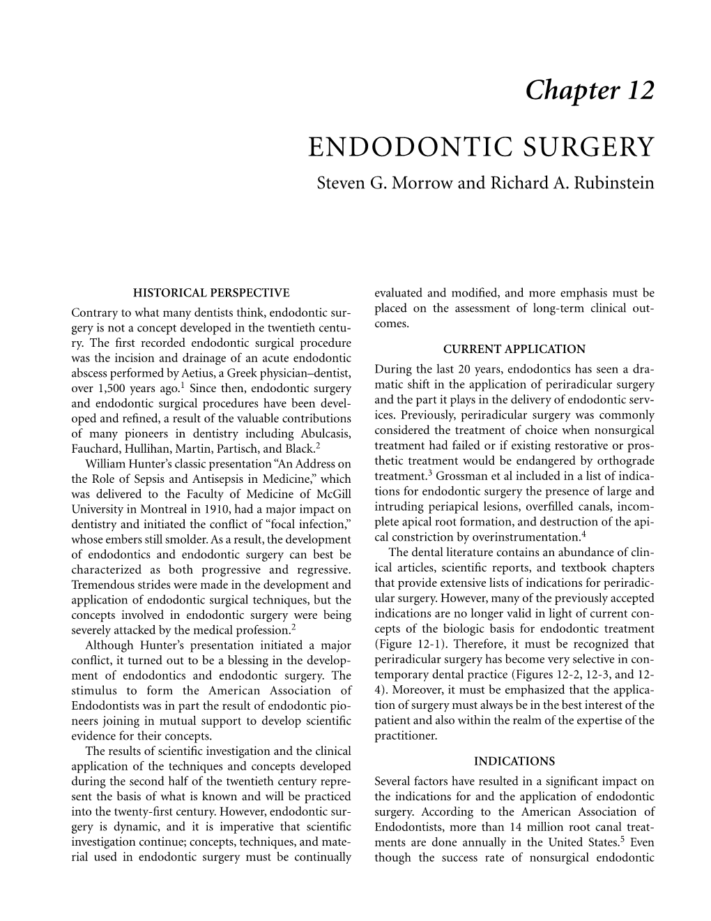 ENDODONTIC SURGERY Steven G