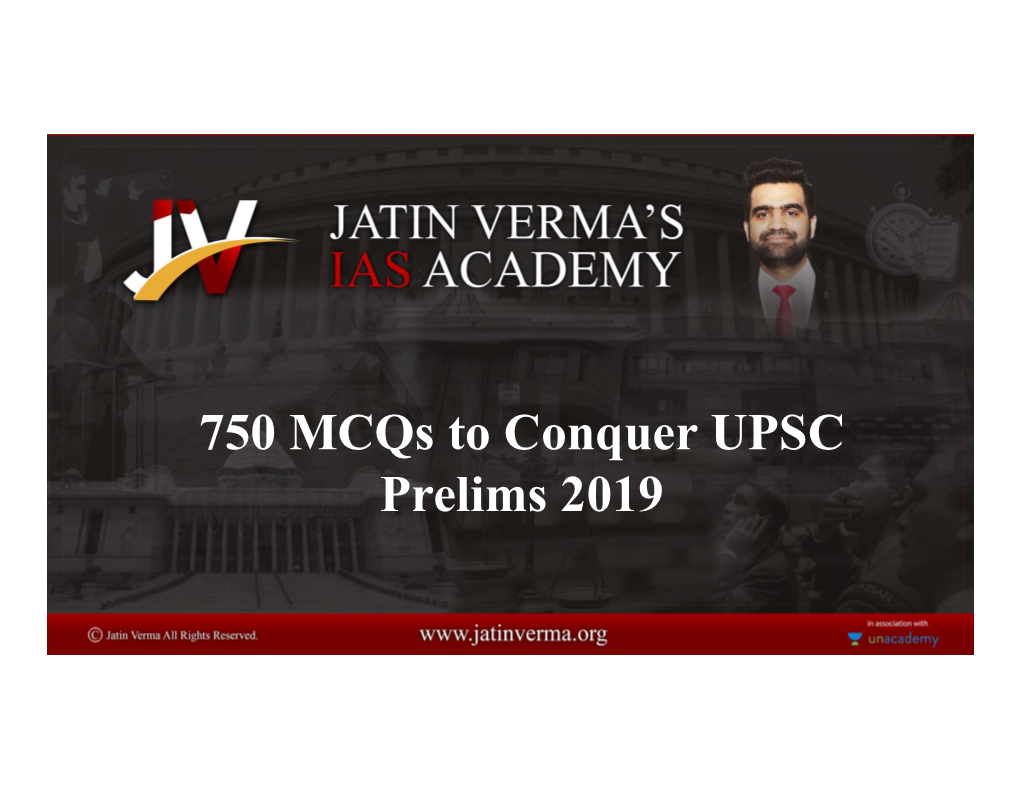 750 Mcqs to Conquer UPSC Prelims 2019 Which of the Statement Is Correct About UN-Habitat 1