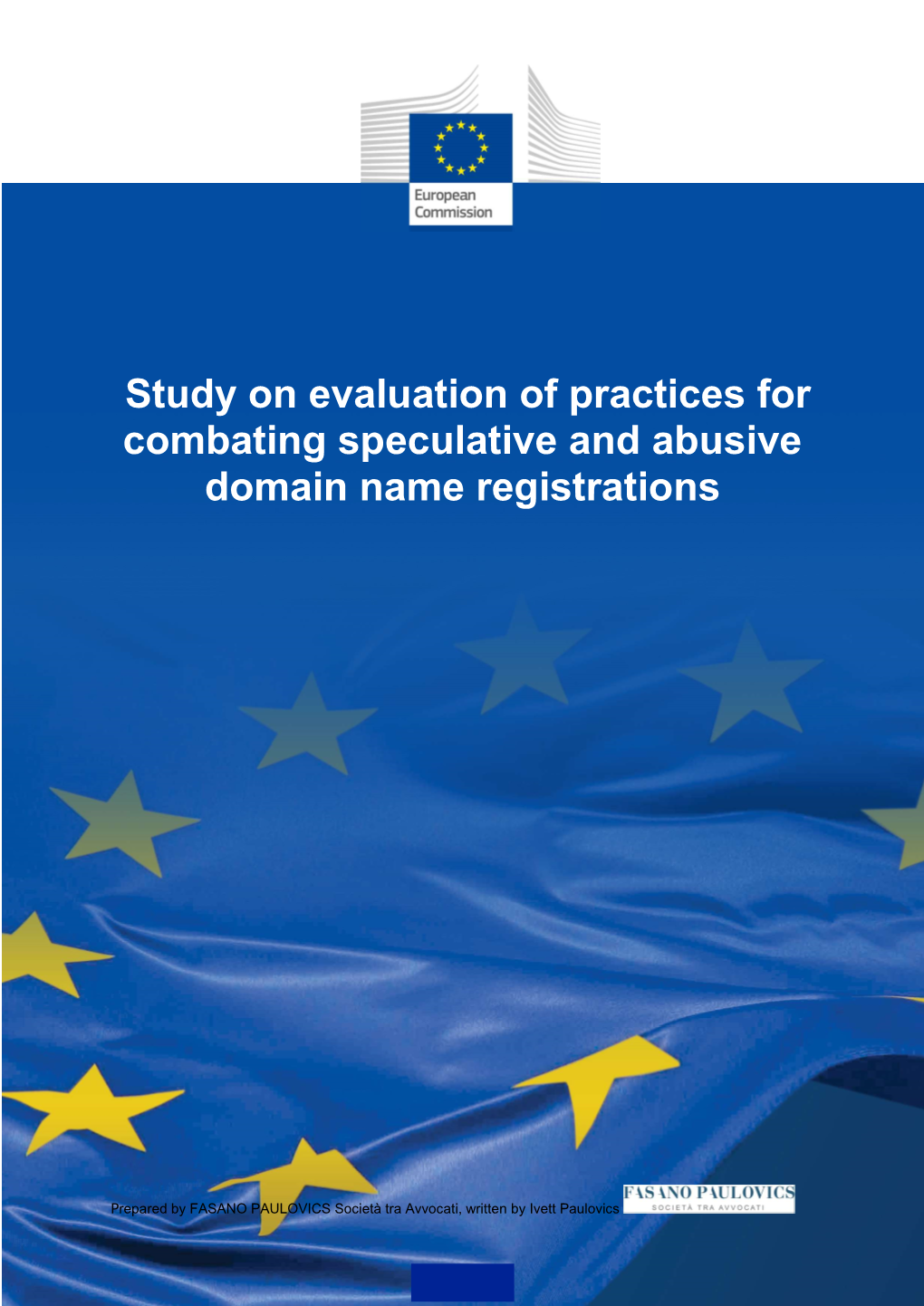 Study on Evaluation of Practices for Combating Speculative and Abusive Domain Name Registrations