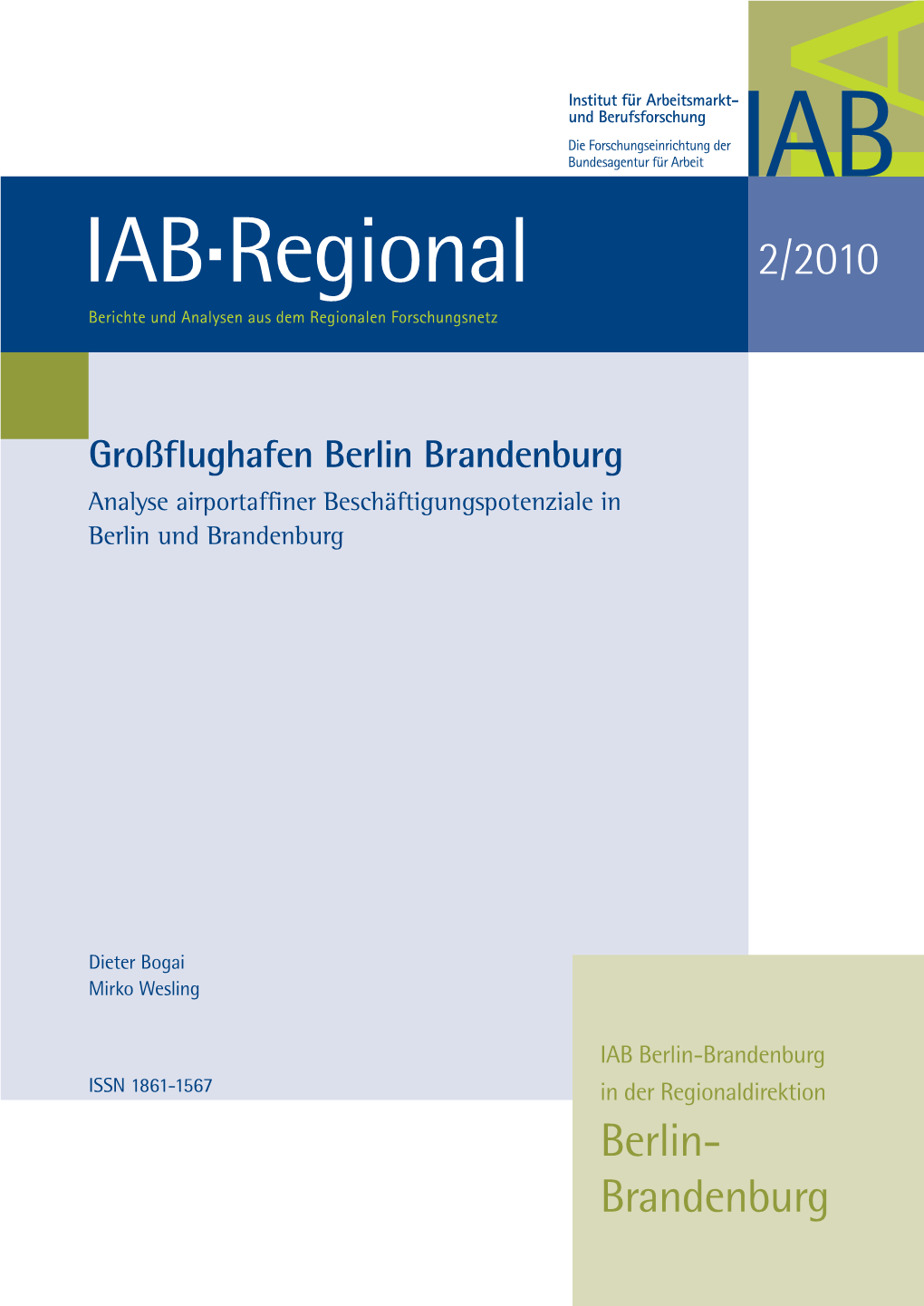 Großflughafen Berlin Brandenburg Analyse Airportaffiner Beschäftigungspotenziale in Berlin Und Brandenburg
