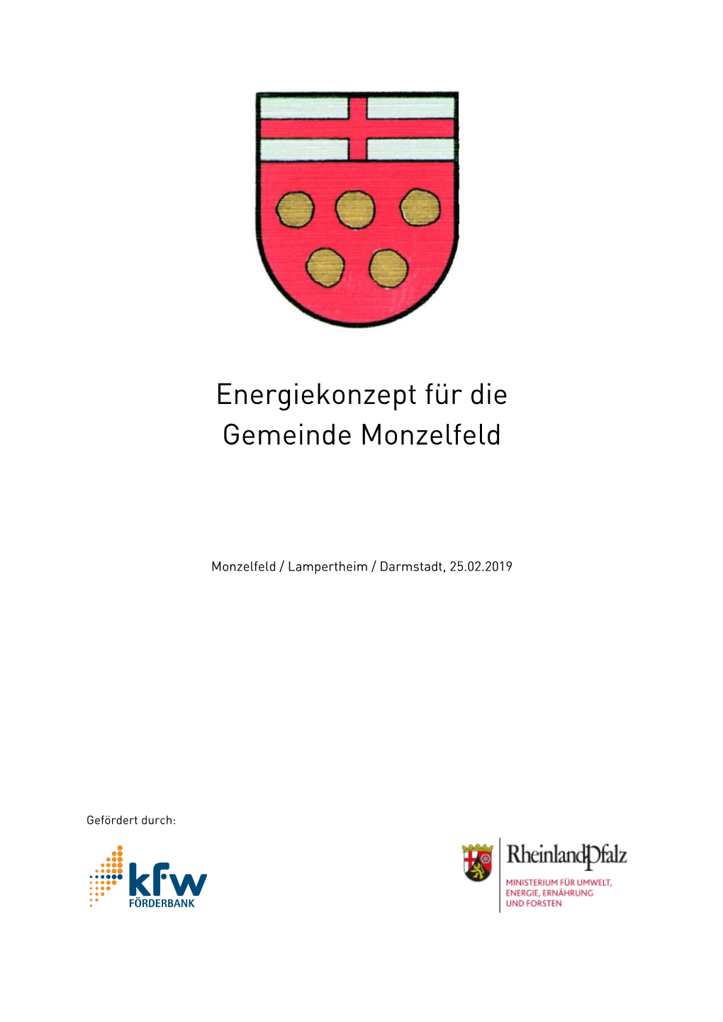 Energiekonzept Für Die Gemeinde Monzelfeld