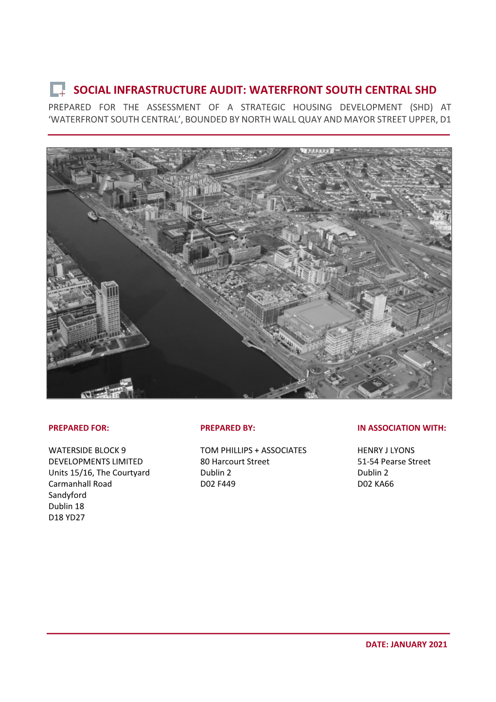 Social Infrastructure Audit: Waterfront South Central