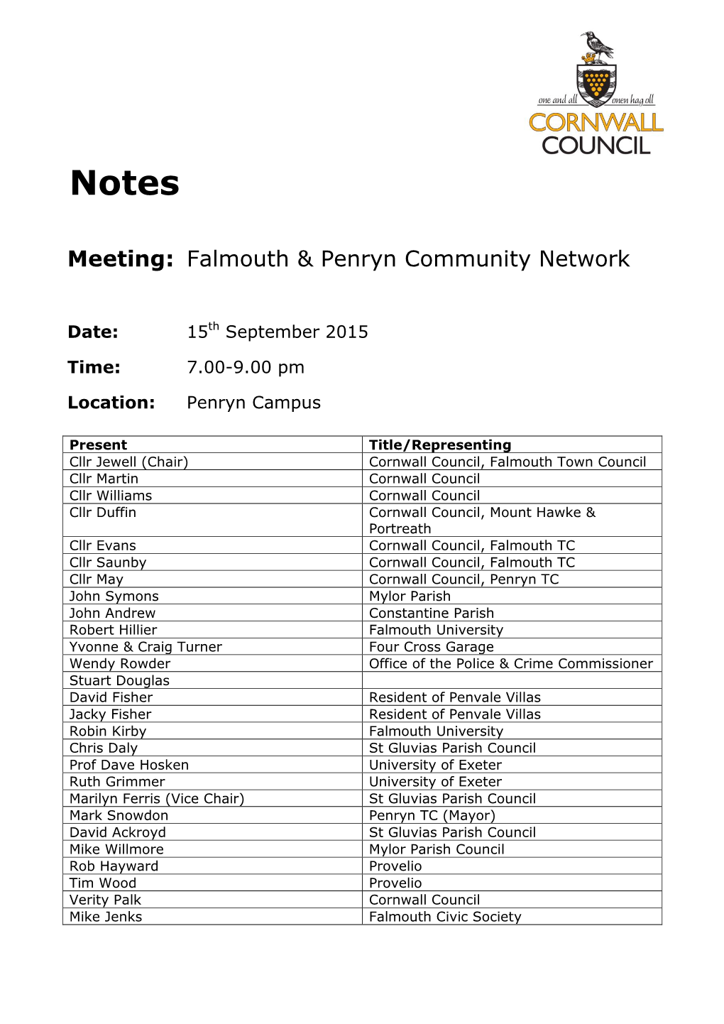 Falmouth & Penryn Community Network