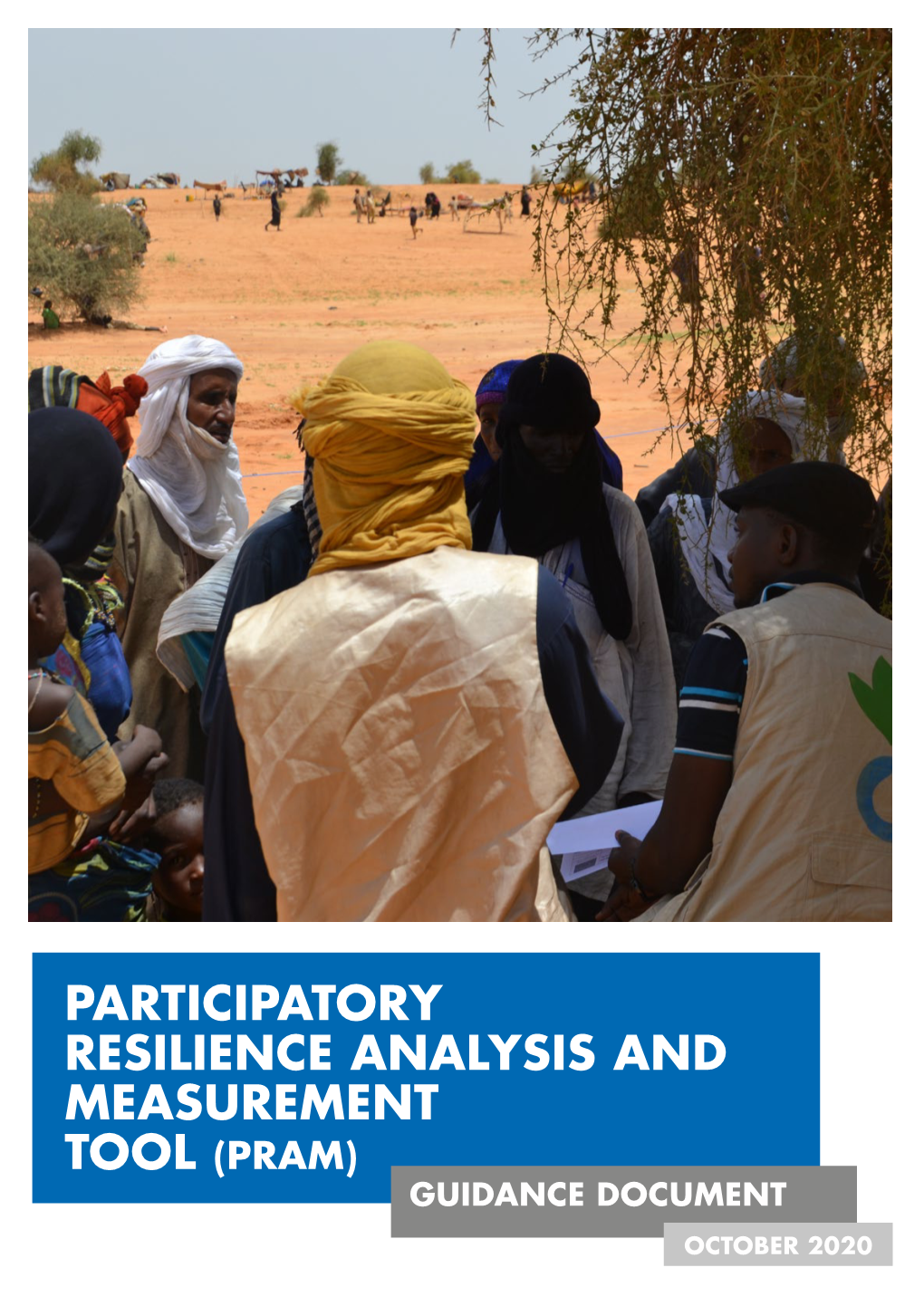 Participatory Resilience Analysis and Measurement Tool (Pram) Guidance Document October 2020 Contents Section 1 Section 2 Section 3 Annexes