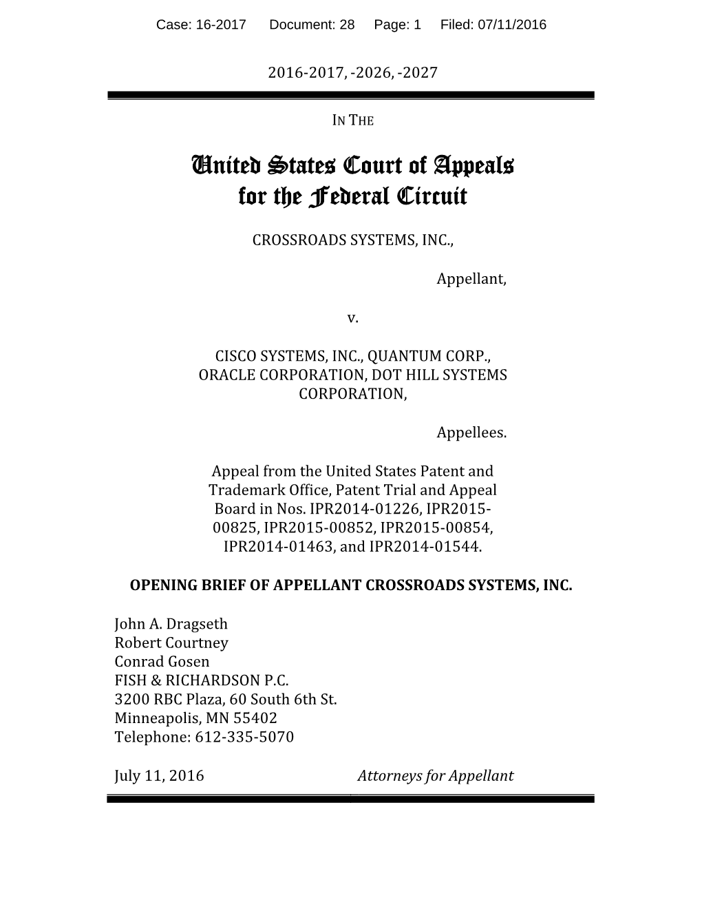 United States Court of Appeals for the Federal Circuit