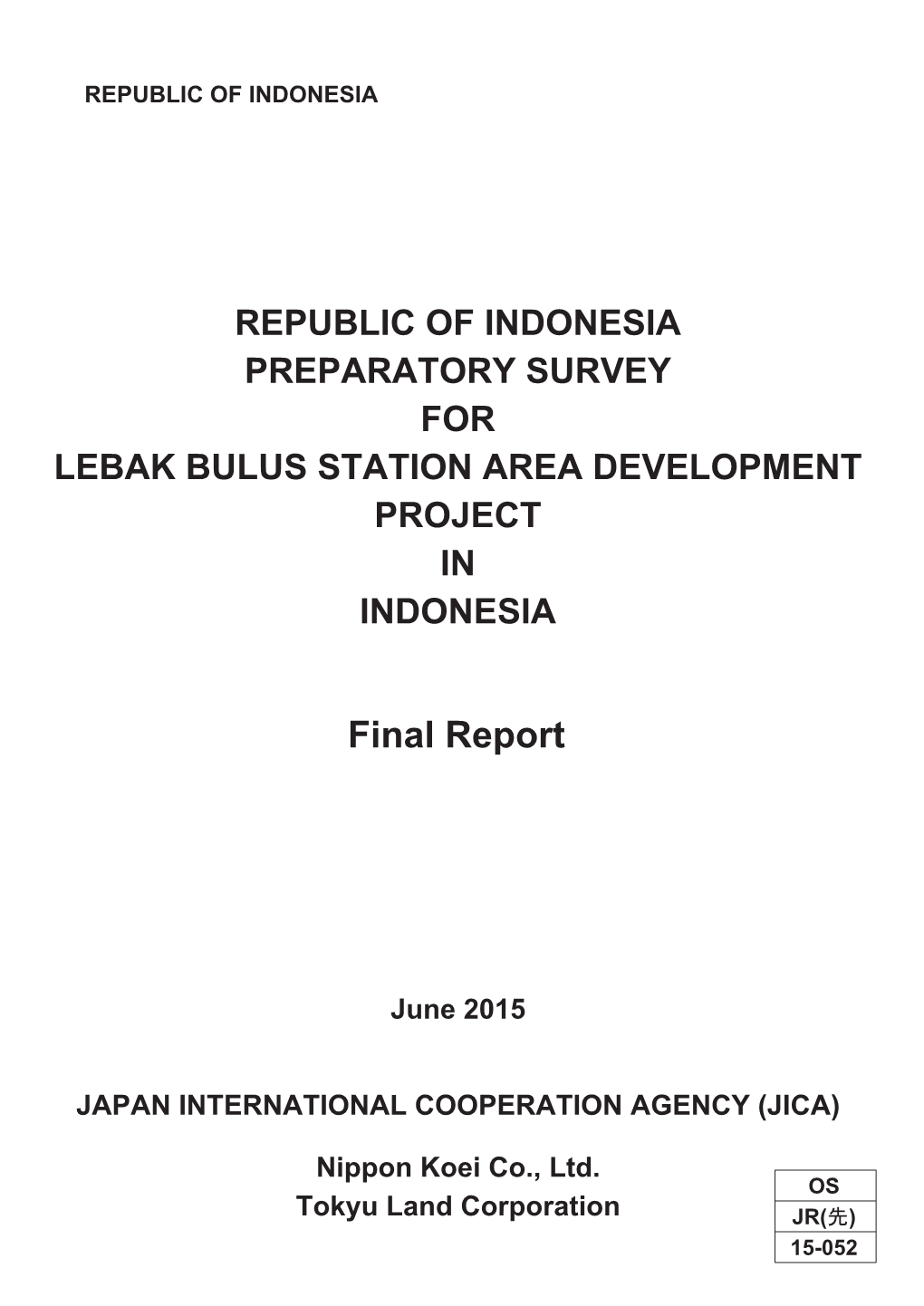 Japan International Cooperation Agency (Jica)