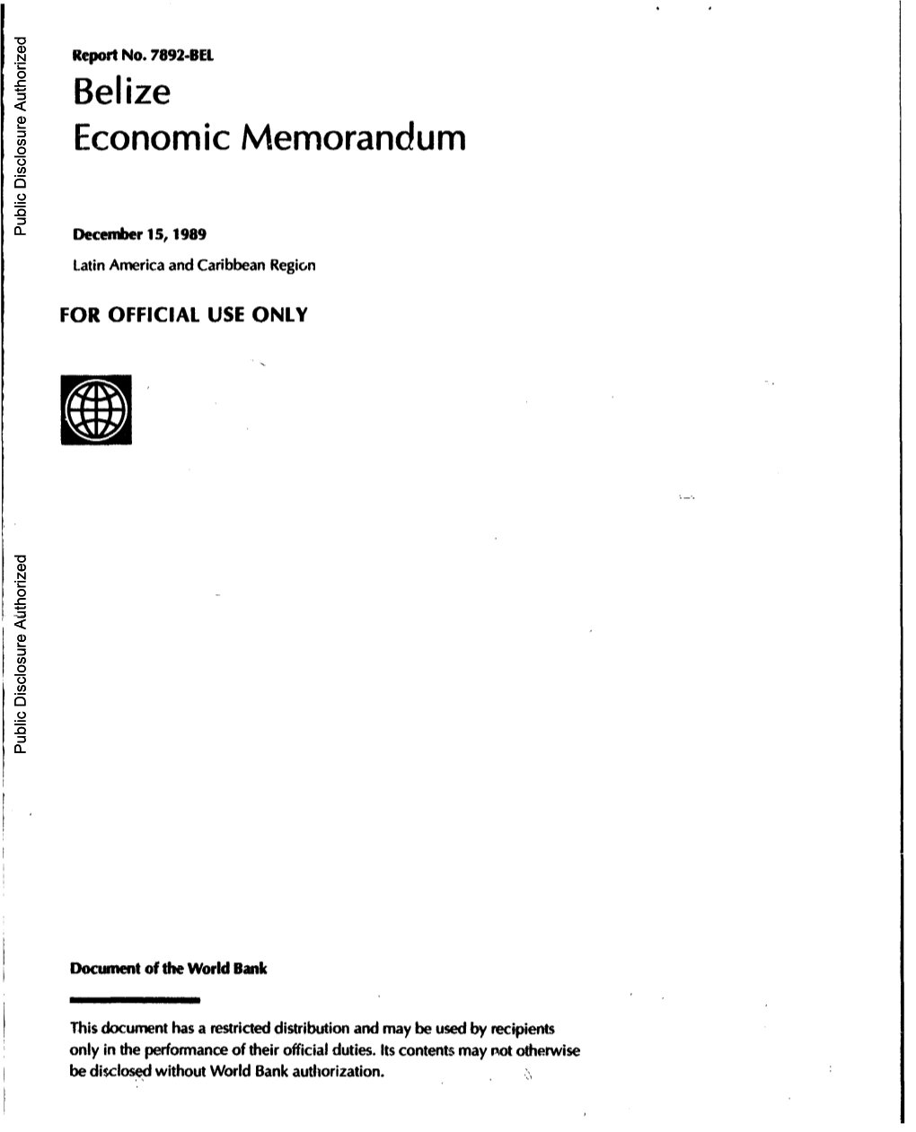 World Bank Document