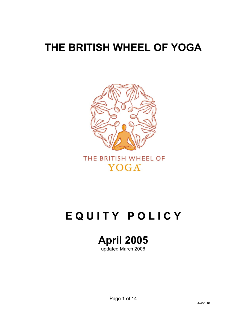 The British Wheel of Yoga