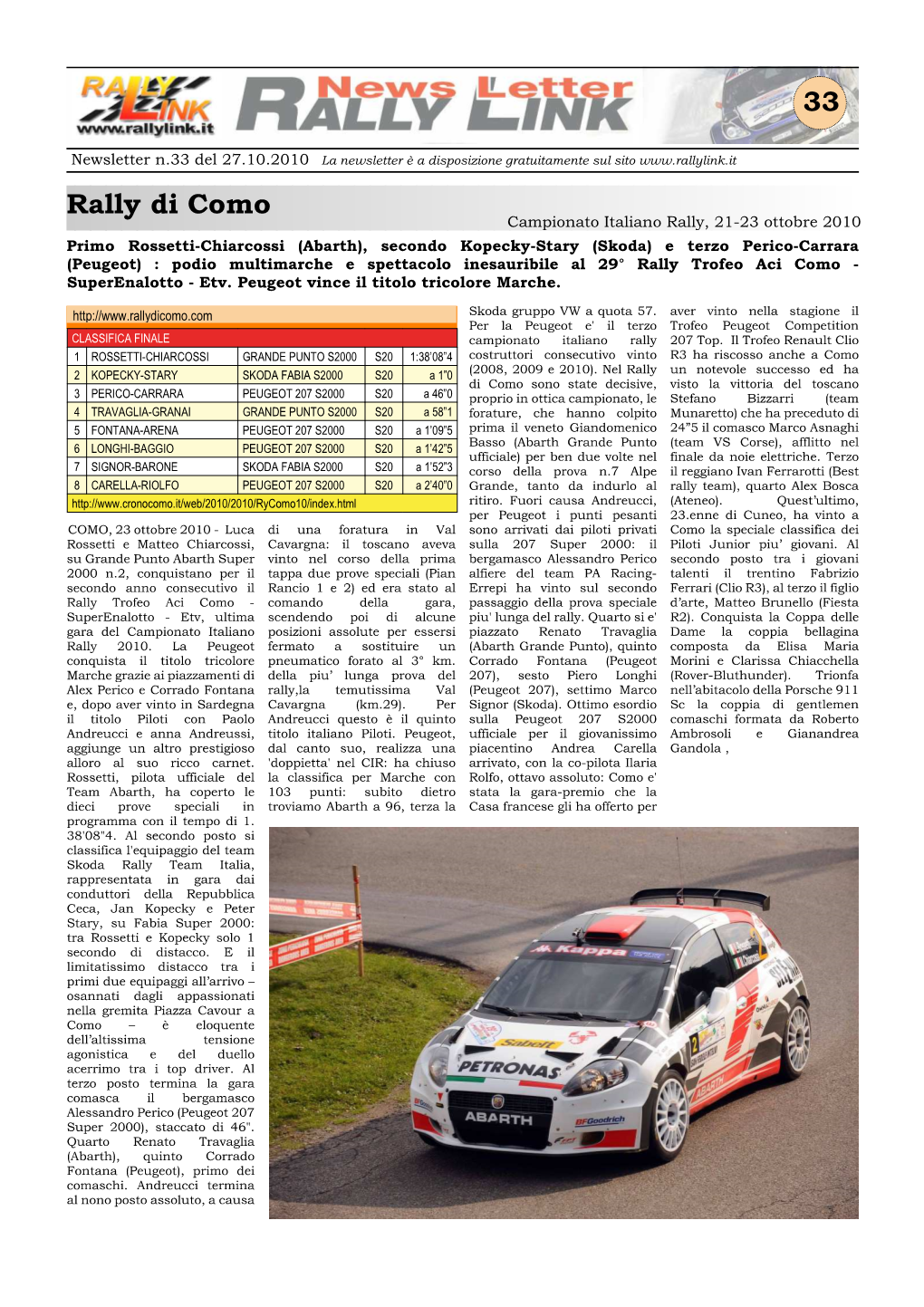 33 Rally Di Como