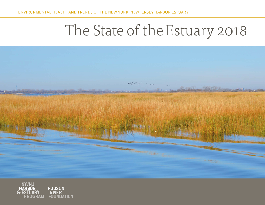 The State of the Estuary 2018 Introduction and Highlights