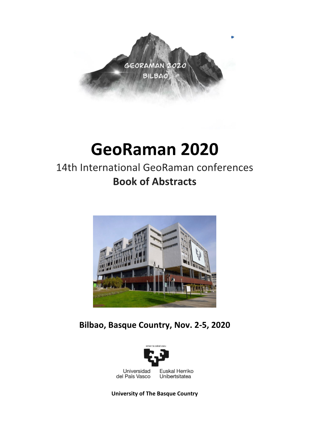 Georaman 2020 14Th International Georaman Conferences Book of Abstracts