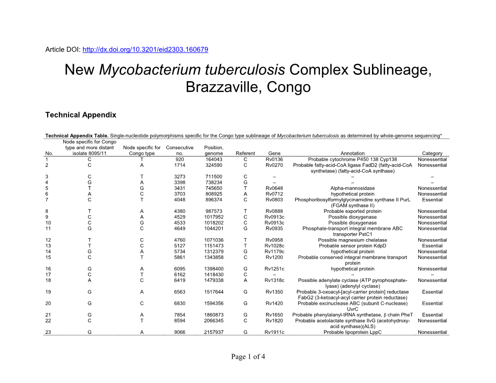 Technical Appendix