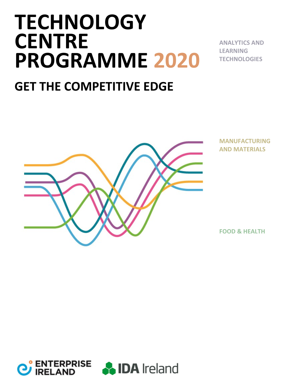 Technology Centre Programme the Technology Centre Programme Is a Joint Initiative Between Enterprise Ireland and IDA Ireland