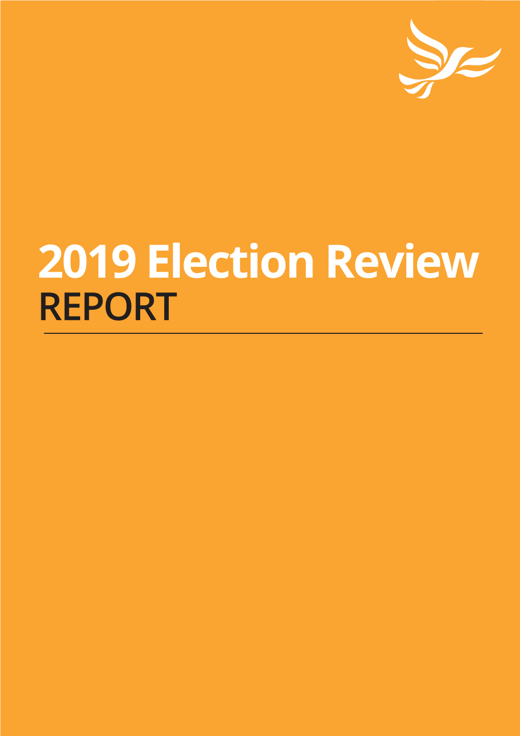 2019 Election Review REPORT