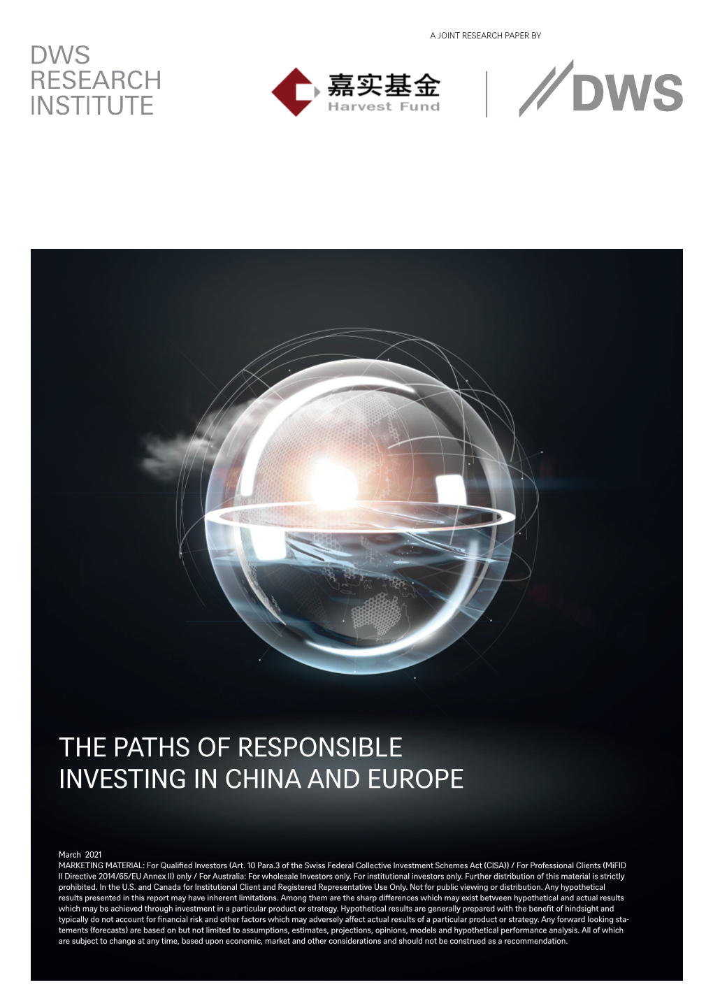 The Paths of Responsible Investing in China and Europe