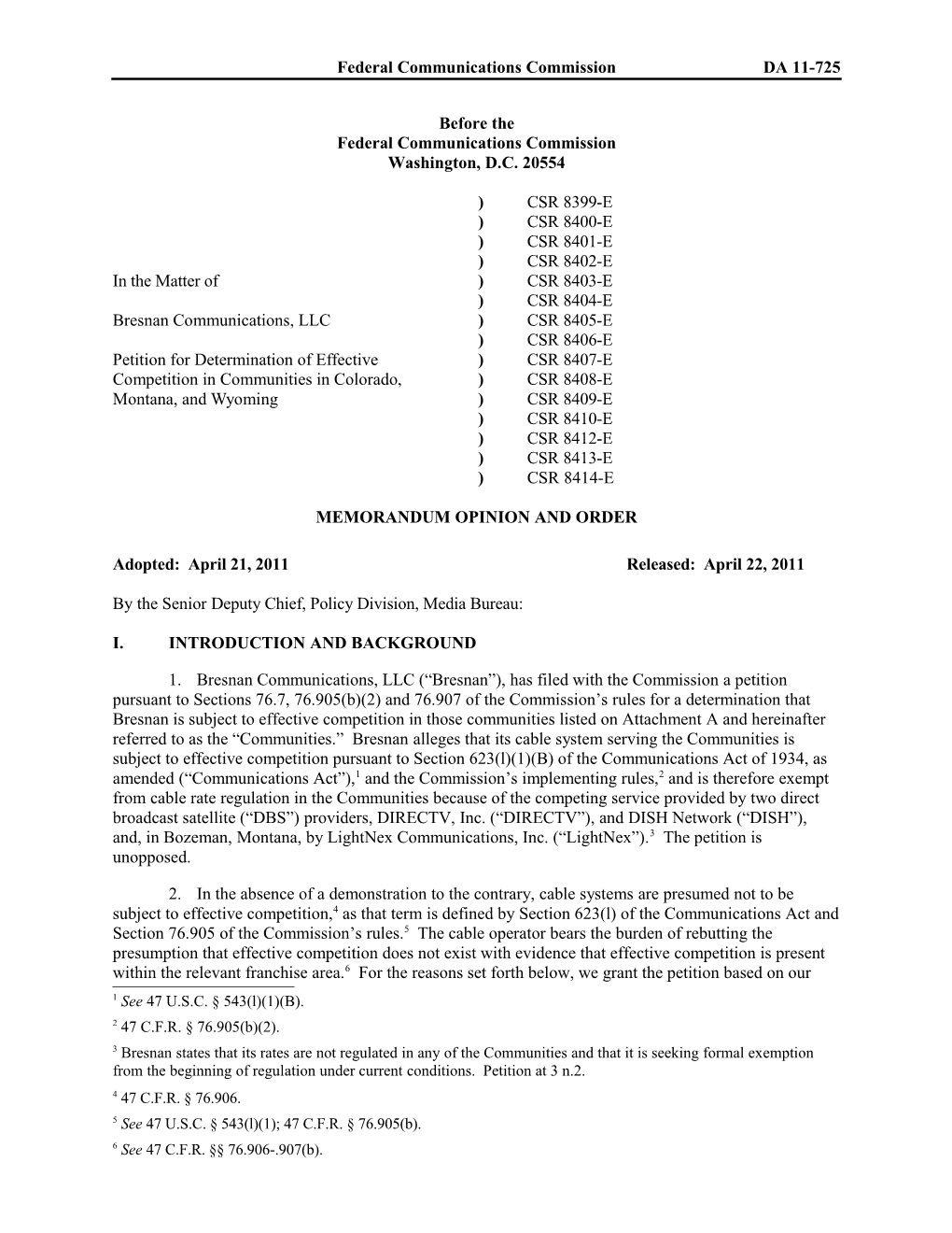 Memorandum Opinion and Order s28