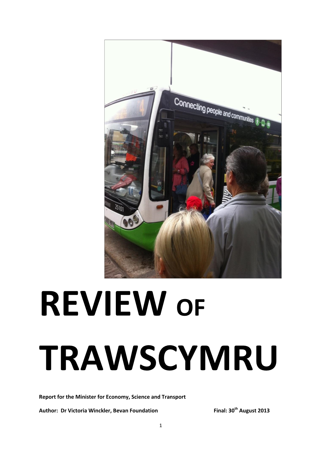 Review of Trawscymru , File Type
