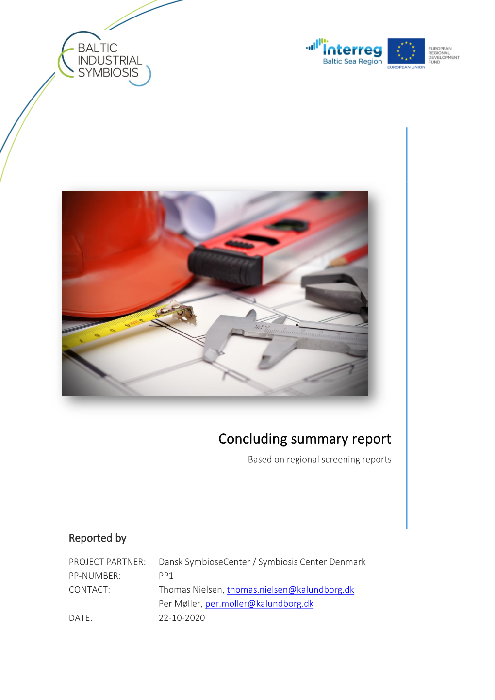 Concluding Summary Report Based on Regional Screening Reports