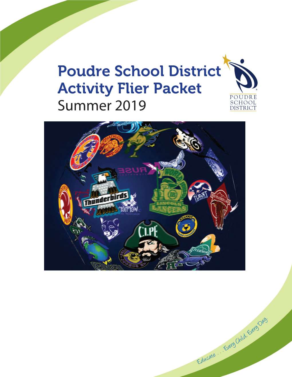 Poudre School District Activity Flier Packet Summer 2019