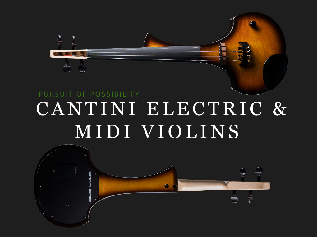 Brochure Earphonic Violin