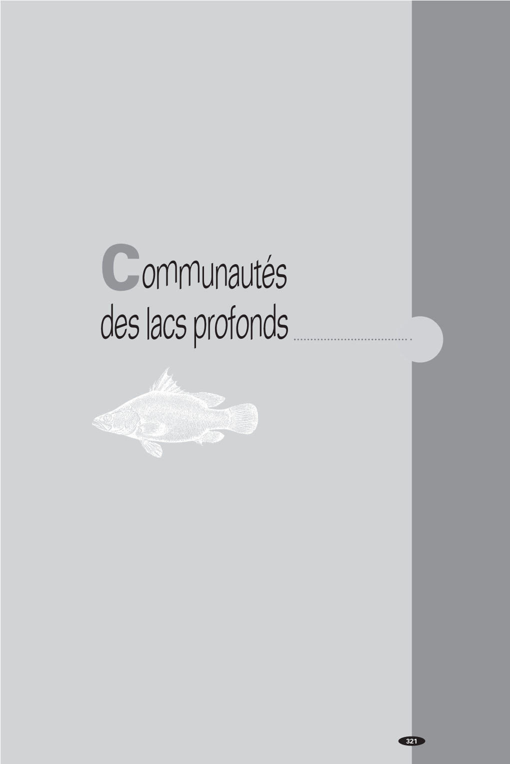 Communautés Des Lacs Profonds