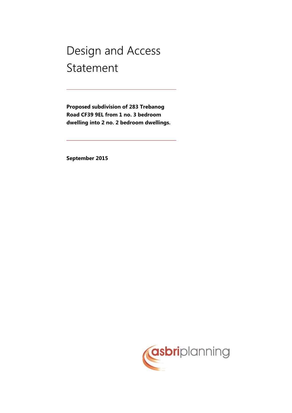 Design and Access Statement