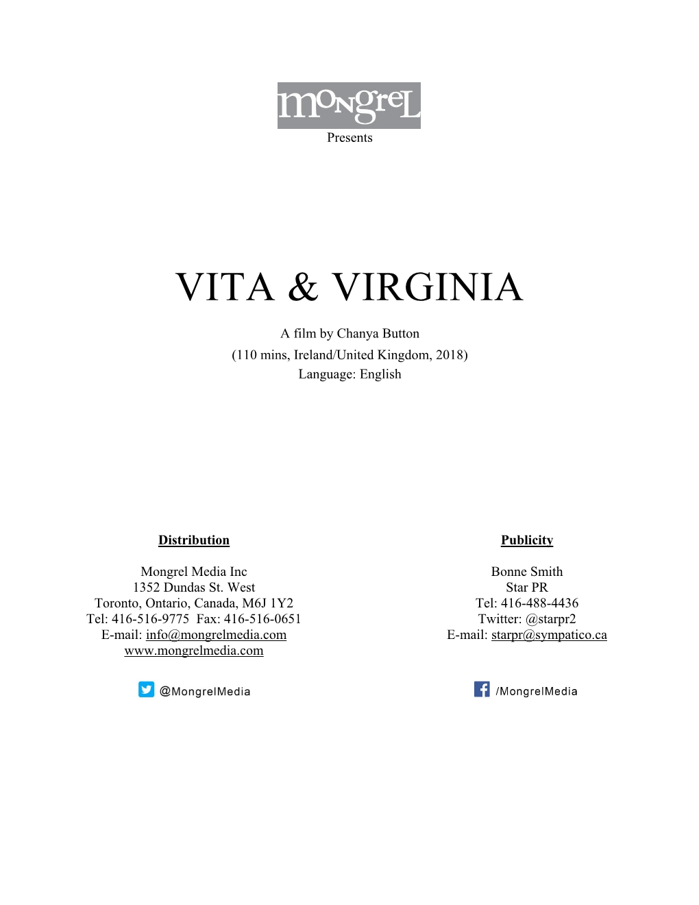 Vita & Virginia