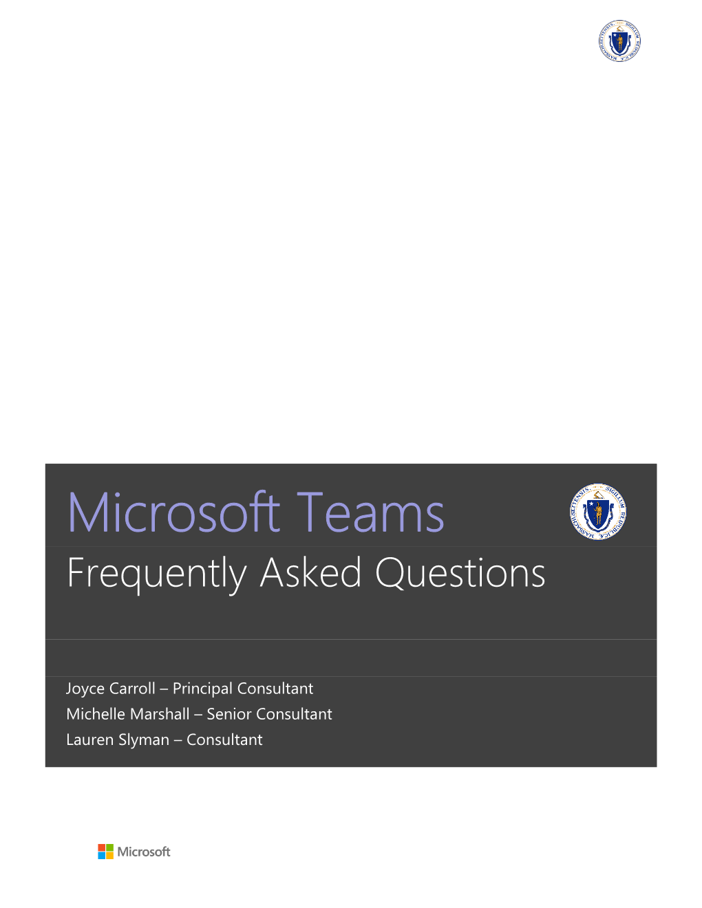 Microsoft Teams Frequently Asked Questions