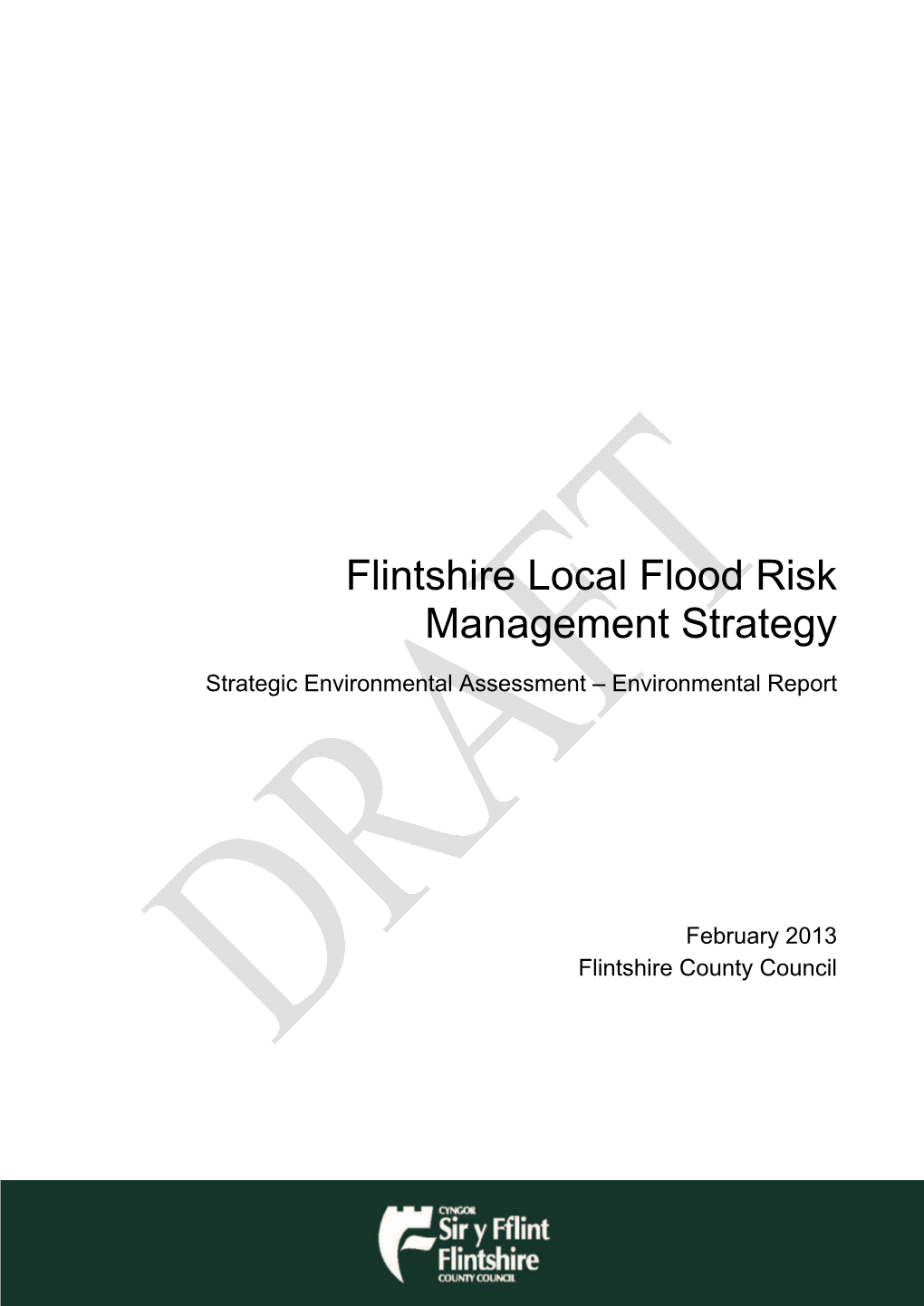 Flintshire Local Flood Risk Management Strategy