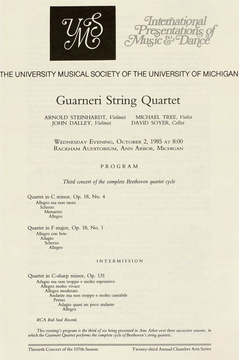 Guarneri String Quartet