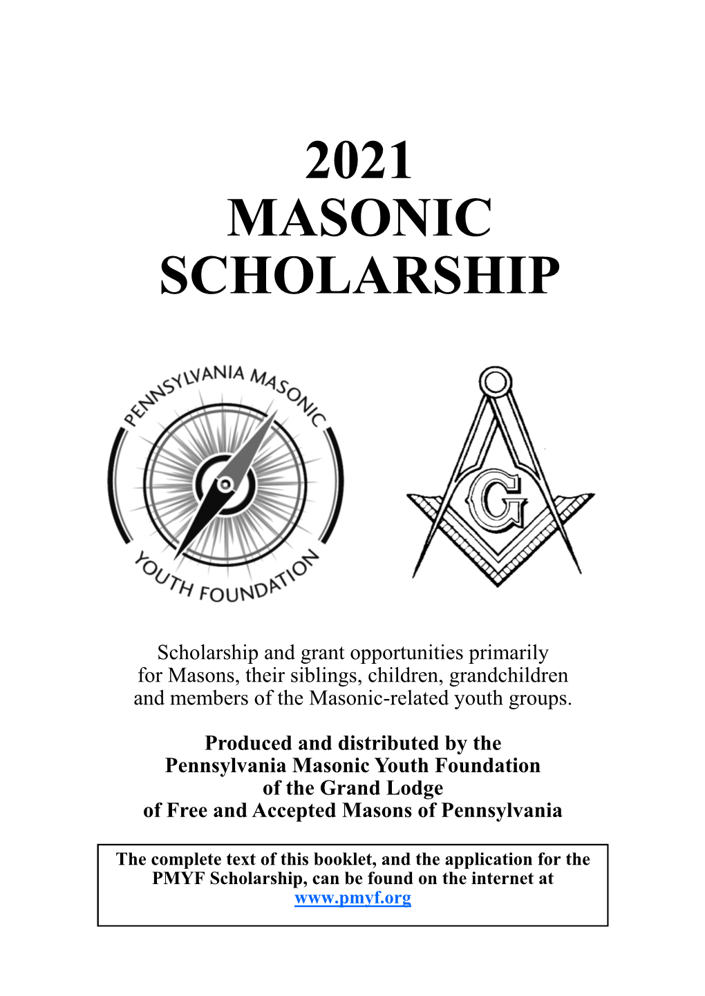 2021 Masonic Scholarship