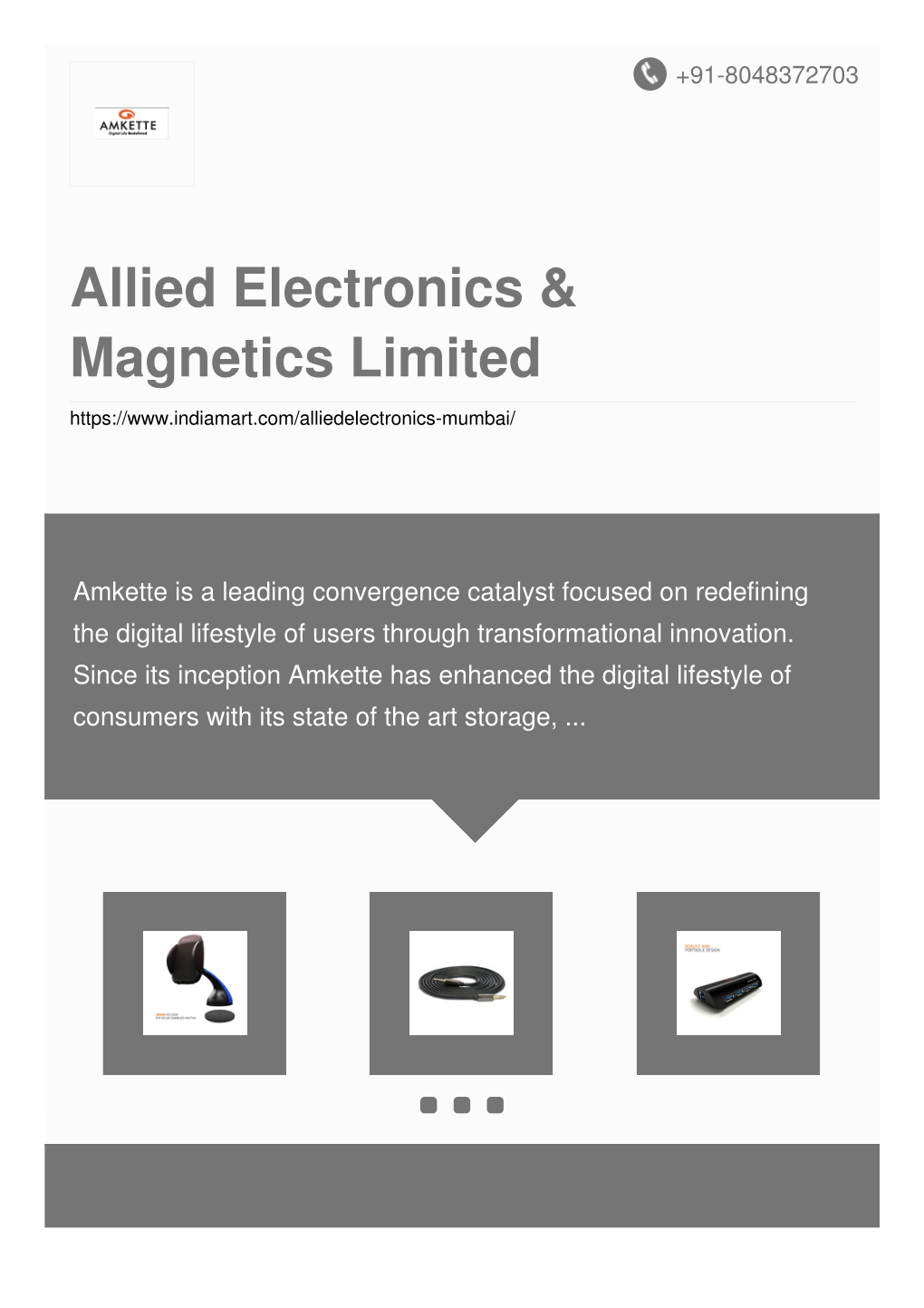 Allied Electronics & Magnetics Limited