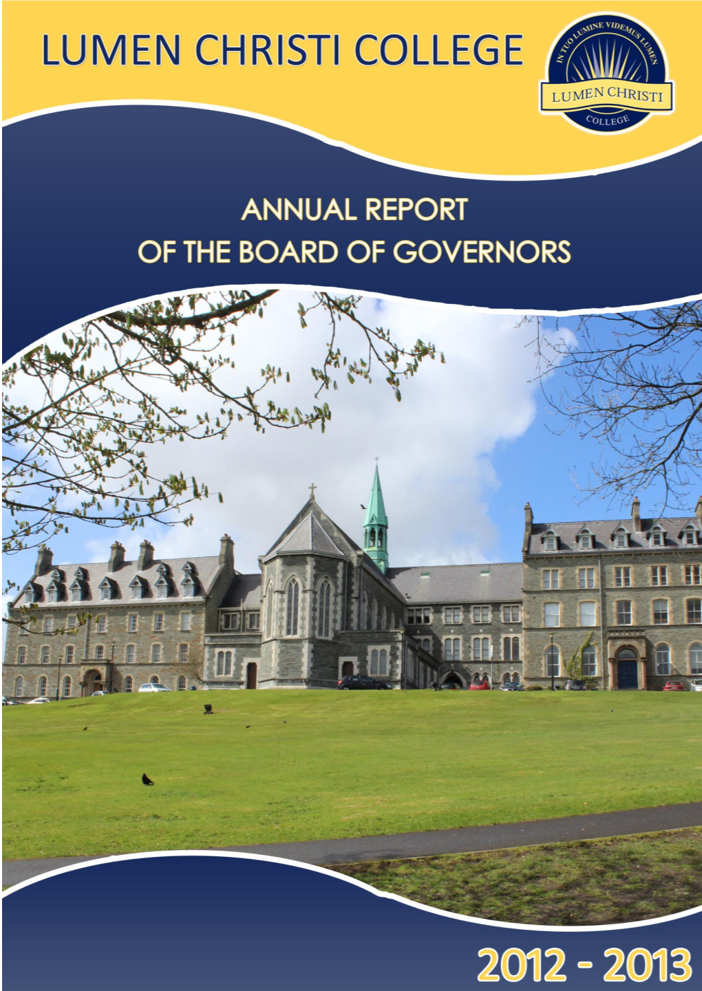 Board of Governors Report 2012-2013